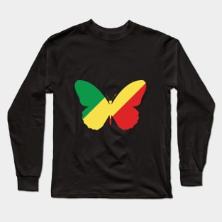 Flag of the Republic of the Congo Long Sleeve T-Shirt